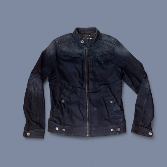 G-Star Dark Wash Denim Utility Jacket