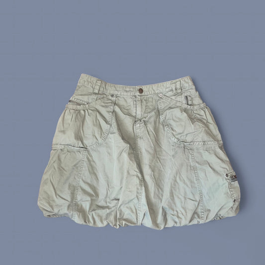 Vintage 00s Khaki Green Bubble Skirt