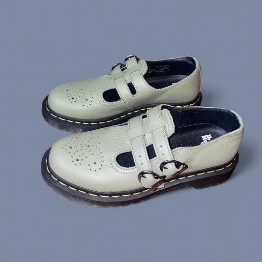 Sage Green Mary Jane Dr. Martens