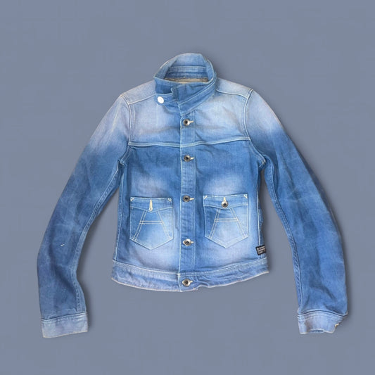 G-Star Faded Denim Utility Jacket