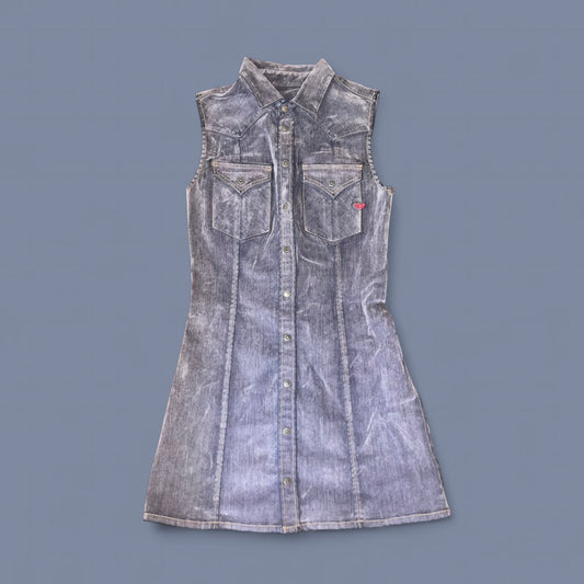 Diesel Muted Purple Denim Dress