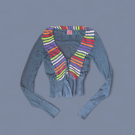 Aventures Des Toiles Knit Stripe Cardigan