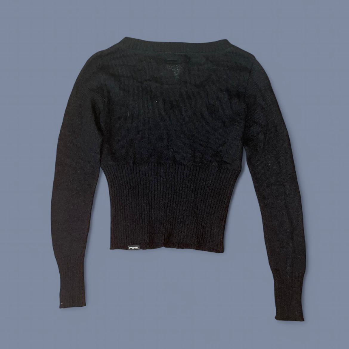 Vintage Miss Sixty Polka Dot Mesh and Knit Sweater