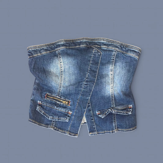 Miss Sixty Denim Tube Top